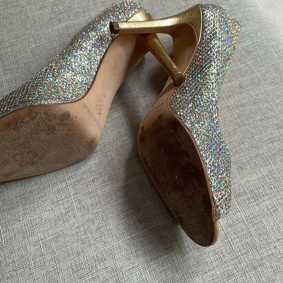 Enzo Angiolini crystal peep toe pump size 9 - Picture 12 of 12